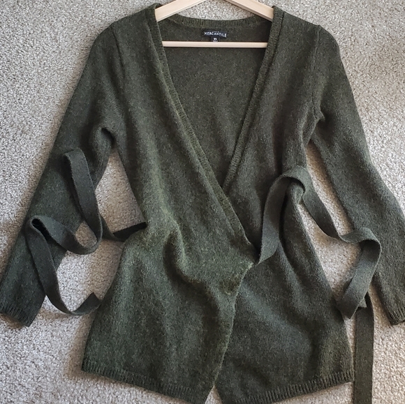 soft wrap sweater